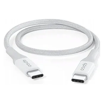 Datový kabel Kabel Epico USB typ C - USB typ C 0,3 m bílý