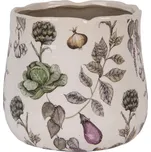 Keramický květináč s motivem zeleniny ze zahrádky The Kitchen Garden L – 21x19 cm