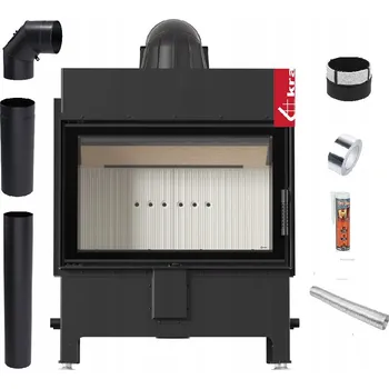 Krbová vložka KRBOVÁ VLOŽKA LUCY 14 kW OCELOVÁ TEPLOVZDUŠNÁ EKODESIGN SADA