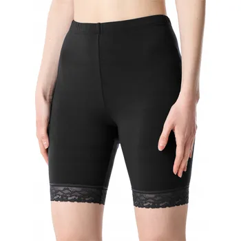 Dámské legíny Bellivalini Dámské legíny šortky s krajkou BLV50-216 Černá 3XL