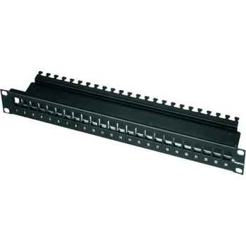 Patch panel 24 PORT BLANK PATCH PANEL 1U MODULAR BLA