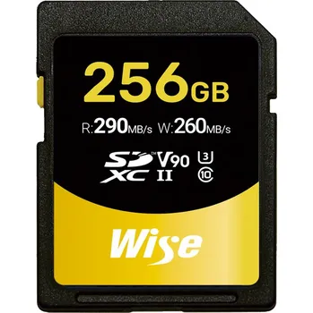 Paměťová karta Wise 256GB SDXC UHS II V90 Memory Card