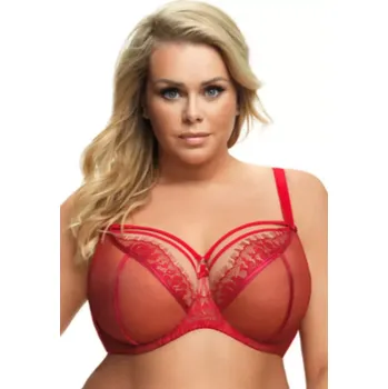 Podprsenka RAJSKÁ MĚKKÁ PODPRSENKA K496 ČERVENÁ Červená 90I