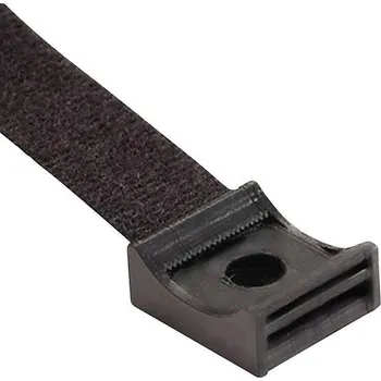 Zip Hebotec KBS 20 - 100 podstavec s lepicí páskou, k našroubování, černá, 1 ks