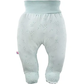 Dětské polodupačky zelené s jemným potiskem, velikost 56