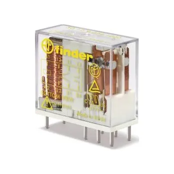 Relé Relé bez blokování DPDT Montáž na plošný spoj 125V dc