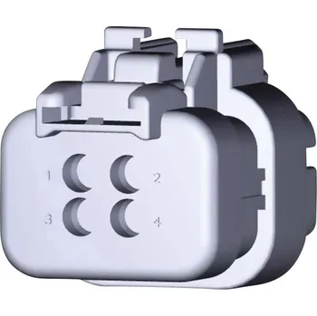 TE Connectivity AMPSEAL16 zástrčkový konektor na kabel 4, 776536-1, 1 ks