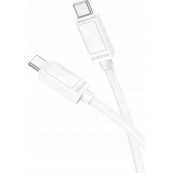 Datový kabel Kabel Borofone USB typ C - USB typ C 1 m bílý