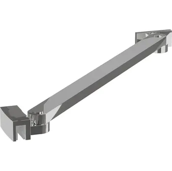 Erga Paris, rohová vzpěra pro sprchové zástěny o tloušťce skla 6(8)mm, délka 35cm, chromová, ERG-V02-PARIS-BAR35-CR