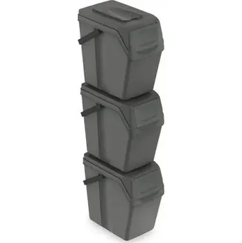 Odpadkový koš Plastový Odpadkový koš Prosperplast 75l šedý