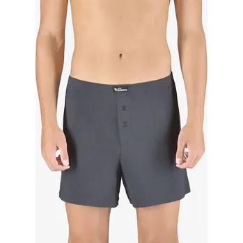 Trenýrky Gina Výhodné balení 5 kusů - Trenky volné 75194P Barva/Velikost: tm. šedá / L/XL