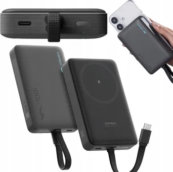 Powerbanka Powerbank CUKTECH 10000 mAh šedý