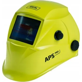 Helma na motorku Automatická svářečská kukla APS Pro 718G ŽLUTÁ MATNÁ TV