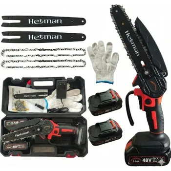 Motorová pila Aku Řetězová Pila HETMAN 48V Mini Sada 2xAku