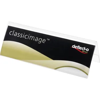 Deflecto 778901 štítek se jménem na stůl Classic Image® (d x š x v) 30 x 150 x 55 mm 1 ks