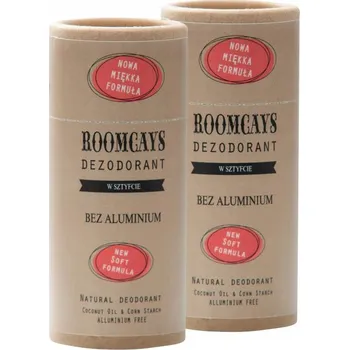 PŘÍRODNÍ PÁNSKÝ DEODORANT V TYČINCE BEZ HLINITÝCH SOLÍ ROOMCAYS 2x65g