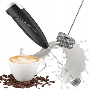 Příprava kávy Napěňovač mléka ruční mini mixér elektrický na baterie
