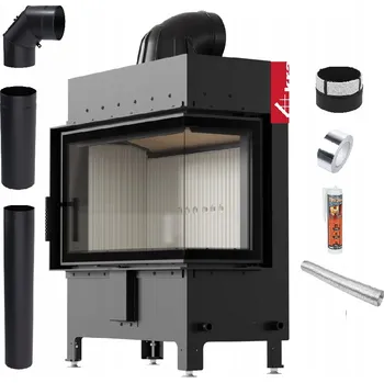 Krbová vložka KRBOVÁ VLOŽKA LUCY 14 kW PRAVÁ OCELOVÁ TEPLOVZDUŠNÁ EKODESIGN SADA
