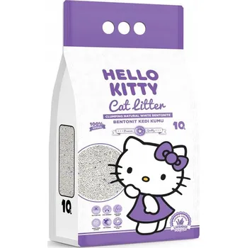 Podestýlka pro kočku Bentonitová stelivo pro kočky Hello Kitty levandule 5l