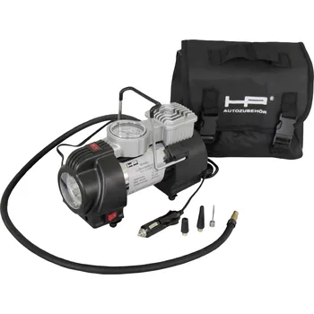 Kompresor HP Autozubehör 21261 kompresor 10 bar analogový manometr, úložný box / taška