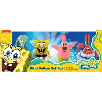 SpongeBob v kalhotách Figurky SpongeBob 4ks