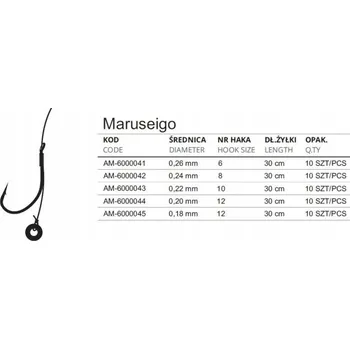 Rybářský háček Krmítko Mistrall Method Feeder s gumičkou, 10 ks Háčky na krmení, plovák, návazec, protihrot.