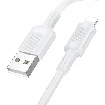 Datový kabel Kabel Borofone USB - Apple Lightning 1 m bílý