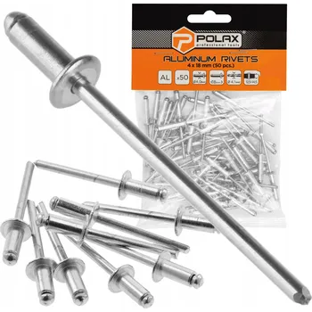 Nýt Hliníkové slepé nýty 4 x 18 mm (50 ks )