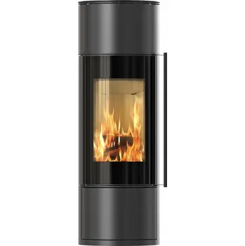 Krbová kamna KRATKI kamna AMBLER KAMNA 7 kW Ø 150 volně stojící, s dřevěnou výplní, ekodesign