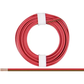 elektrický kabel Donau Elektronik 225-08 lanko/ licna 2 x 0.25 mm² červenohnědá 5 m