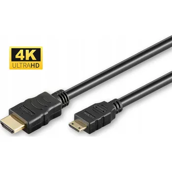 Video kabel Microconnect HDM19192V2.0C HDMI kabel 2 m HDMI Typ A (Standardní) na HDMI Typ C (Mini) Černý