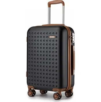 Kono 2486 Kufr spinner 55cm Černý ABS/Polykarbonát