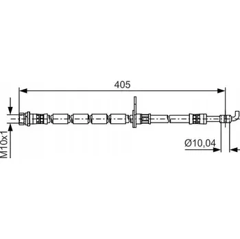 Brzdová hadice Bosch 1 987 481 524 Flexibilní brzdová hadice