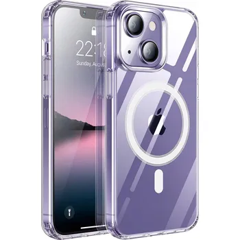 Pouzdro na mobilní telefon Pouzdro pro iPhone 13 Mini Case Clear ZESÍLENÉ 360° pro MAGSAFE + Sklo 9H