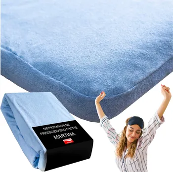 Prostěradlo Prostěradlo s gumou MARTINA froté 90 x 200 cm