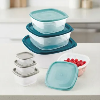 Dóza na potraviny TADAR Pilado 7 nádob čtvercových – sada nádob na potraviny