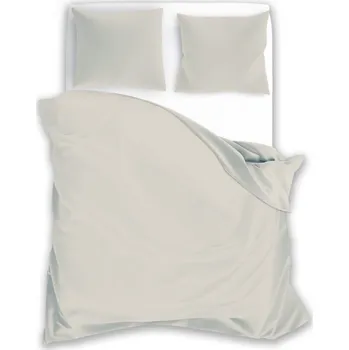 Povlečení Bavlněné saténové povlečení Fashion 010 220x200 cm + 2x 70x80 cm béžové