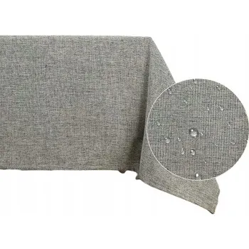 ubrus Ubrus na stůl voděodolný omyvatelný látkový šedý 90x90 cm