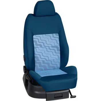 Potah sedadla Autopotahy Citroën C3 / od r.2019->, 5 dveří, Aircross, STANDARD > OR 0256 (OR 0256 / Modrý bok)