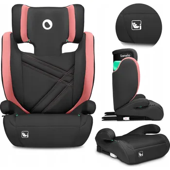 Autosedačka Autosedačka Lionelo Hugo i-Size růžová 100-150 cm ISOFIX