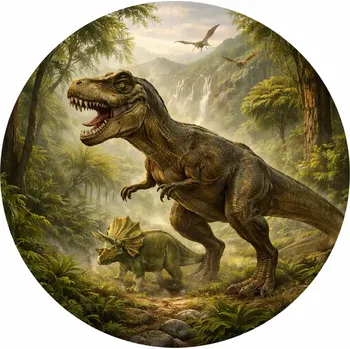 Jedlá dekorace na dort Obrázek Jedlý papír na dort Dinosaurus 2