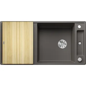 Nerezový dřez AXIA III XL 6 S je moderní kuchyňský dřez navržený pro efektivní práci. Jeho elegantní design maximalizuje prostor díky velké míse a praktickému prkénku na krájení, zatímco vysoce kvalitní prvky, jako je odtokový systém InFino, zajišťují snadnou údržbu.