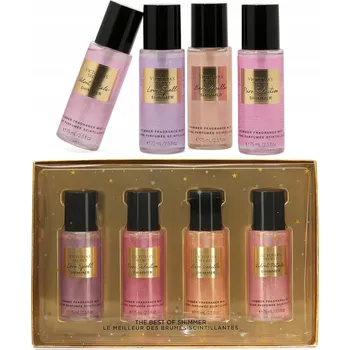 Kosmetická sada Dárková sada Victoria's Secret Shimmer 4x 75 Ml tělových mlh
