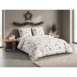 Bavlněné povlečení ROXY NOEL světle zelené Rozměr povlečení: 80 x 80 cm | 135 x 200 cm