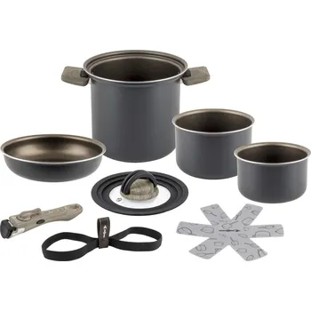 Outdoor vaření Sada hrnců Brunner Torralta Ø 18 cm Barva: šedá/černá