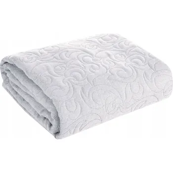 Prostěradlo PŘEHOZ NA POSTEL LEN 170X210 CM STŘÍBENÝ