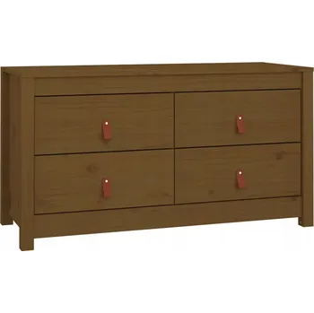 Organizace kuchyně vidaXL Odkládací skříňka masivní borovice [821777] Barva: medová hnědá