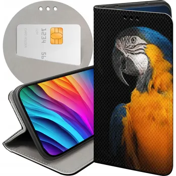 Pouzdro na mobilní telefon Flipové pouzdro Hello Case pro Xiaomi Redmi Note 14 oranžové