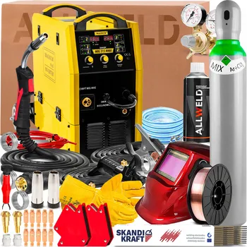 Svářečka Svářečka MAGNUM MIG 315 SYNERGIE MMA 400V 315A Měkké pájení SPOT + Hořák 5M