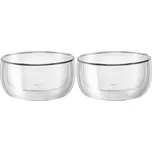 ZWILLING Miska Sorrento 280 ml 2 ks. - skleněné termo misky/salátové mísy s dvojitou stěnou
